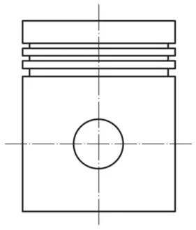 Поршень MAHLE / KNECHT 022 27 02
