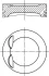 Поршень 76,5 (1,2-1,2-2) SEAT TOLEDO IV SKODA FABIA II, RAPID, ROOMSTER VW JETTA IV, POLO V 1.6 09.06-05.22 Mahle 028PI00143000 (фото 1)