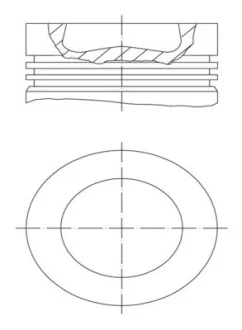 Поршень Mahle 028 PI 00155 002