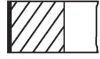 Кільця поршневі VW Crafter/Caddy/T6/Passat 2.0TDI 14- (81.0mm/STD) (1.75-2-2) MAHLE / KNECHT 028 RS 10100 0N0 (фото 1)