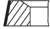 Комплект поршневих кілець MAHLE / KNECHT 028RS101010V0 (фото 1)