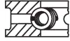 Кільця поршневі VW Polo 1.0/1.3i 81-94 (75.51mm/+0.5) (1.75-2-3) MAHLE / KNECHT 029 52 N1 (фото 3)