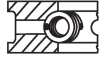 Кільця поршневі VW Polo/Golf 1.0/1.3/1.4i 98-02 (75.51mm/+0.50) (1.5-1.5-2.5) Mahle 029 92 N2 (фото 1)