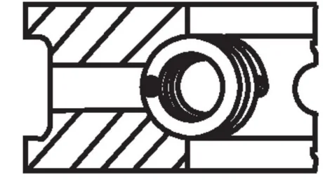 Кільця поршневі VW Polo/Golf 1.0/1.3/1.4i 98-02 (75.51mm/+0.50) (1.5-1.5-2.5) Mahle 029 92 N2