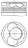 Поршень Audi A3/A4/Skoda Fabia/VW Golf/Touran 1.9tdi 04- (80.01mm /+0.50) (1-2 цил.) Mahle 030 65 02 (фото 1)