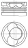 Поршень Audi A3/A4/Skoda Fabia/VW Golf/Touran 1.9tdi 04- (80.01mm /+0.50) (3-4 цил.) Mahle 030 66 02 (фото 1)