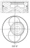 Поршень T5 1.9TDI (80mm)(3-4 цил.) Mahle 030 87 02 (фото 1)