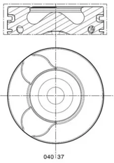 Поршень Mahle 040 37 00