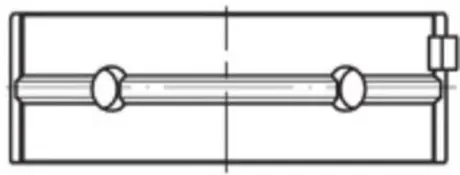 Вкладиші корінні BMW 3 (E90/F30)/5 (F10/F07) 2.0/3.0d 04-18 (STD) (N47/N57) MAHLE / KNECHT 081 HL 21839 000