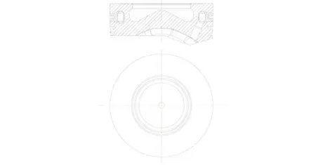 Поршень BMW X5 (E70)/X6 (E71/E72) 08-10 (84.00mm/STD) M57 MAHLE / KNECHT 081 PI 00105 000