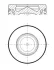 Поршень BMW 5 (F10/G30/F90/F11) 2.0 d (B47 D20 A) 13- (STD) MAHLE / KNECHT 081 PI 00119 000 (фото 1)