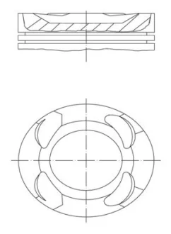 Поршень Mahle 081 PI 00126 000