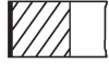 Кільця поршневі BMW 3 (F30, F35, F80)/5 (G30, F90) 2.0d (B47) 16- (84.00mm/STD) (1.5-1.5-2) MAHLE / KNECHT 081 RS 00128 0N0 (фото 1)