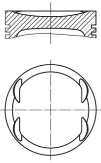 Поршень Mahle 0830800