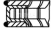 Кільця поршневі LADA NOVA, SAMARA 1.5 86-10 (82mm) Mahle 44881N0 (фото 3)
