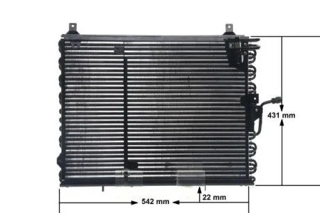 Радіатор кондиціонера W124 86-98 Mahle AC 150 000S