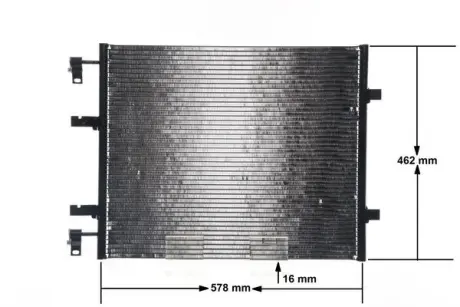 Радiатор кондицiонера MAHLE / KNECHT AC 708 000S