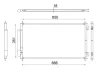 Конденсер кондиціонера MAHLE / KNECHT AC 811 000S (фото 1)