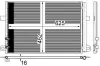 Радіатор кондиціонера VW Amarok 2.0TSI/2.0TDI/3.0TDI 10- MAHLE / KNECHT AC 885 000S (фото 1)