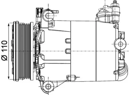 Компресор кондицiонера Mahle ACP 1357 000P