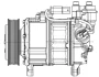 Компресор кондицiонера Mahle ACP 600 000P (фото 2)