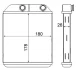 Радіатор пічки Volvo S40/V40 1.6-2.0 Mahle AH 237 000S (фото 1)