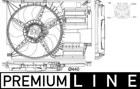 Вентилятор Mahle CFF 402 000P
