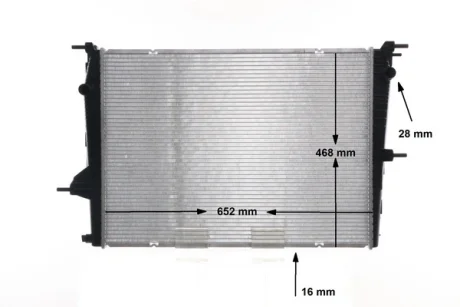 Радіатор охолоджування MAHLE / KNECHT CR 1197 000S