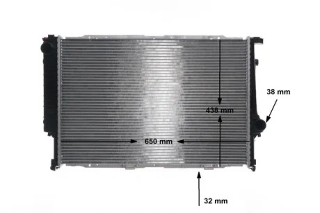 Радіатор охолодження MAHLE / KNECHT CR 287 000S