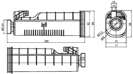 Бачок розширювальний MAHLE / KNECHT CRT 114 000S