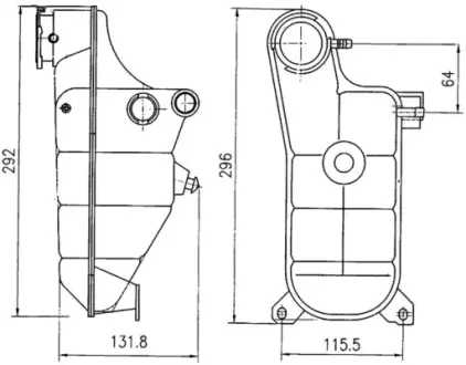 Розширювальний бачок MAHLE / KNECHT CRT 119 000S