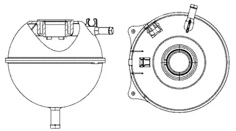 Розширювальний бачок MAHLE / KNECHT CRT 23 000S