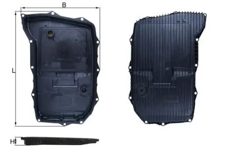 Фільтр АКПП Audi A4/A5/A8/Q5/Q7/VW Touareg 2.0 TDI/2.0 TFSI/3.0 TDI 15- Mahle HX 255