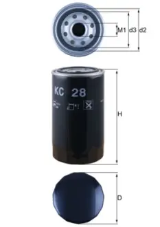 Фільтр палива MAHLE / KNECHT KC28
