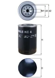 Паливний фільтр MAHLE / KNECHT KC4