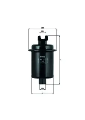 Паливний фільтр Mahle KL111 (фото 1)