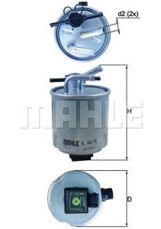 Паливний фільтр Mahle KL440/36