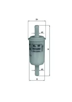 Фото - паливний фільтр діаметр 8мм DUCATI MONSTER 696/998/1100 2007-2013 MAHLE / KNECHT KL97 Паливний фільтр діаметр 8мм DUCATI MONSTER 696/998/1100 2007-2013 MAHLE / KNECHT KL97