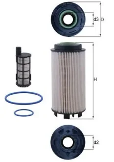 Фільтр паливний MB Actros/Atego (OM936/OM934) 11-(к-кт) MAHLE / KNECHT KX 403/1KIT