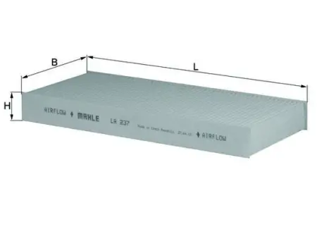 Фiльтр салону MAHLE / KNECHT LA237