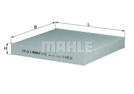 Фiльтр салону MAHLE / KNECHT LA82