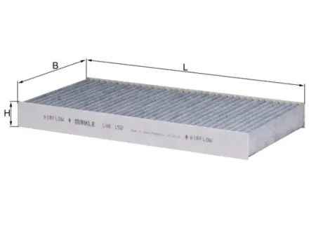 Фiльтр салону MAHLE / KNECHT LAK152
