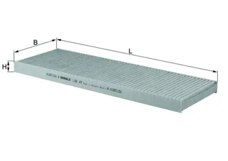 Фiльтр салону MAHLE / KNECHT LAK49