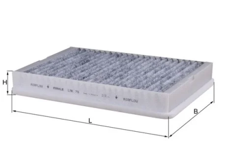 Фiльтр салону MAHLE / KNECHT LAK79
