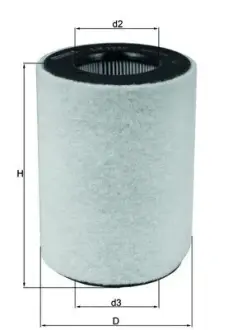 Повітряний фільтр MAHLE / KNECHT LX1792