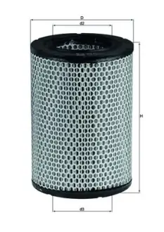 Повітряний фільтр MAHLE / KNECHT LX228