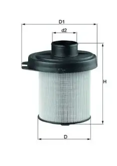 Повітряний фільтр MAHLE / KNECHT LX291