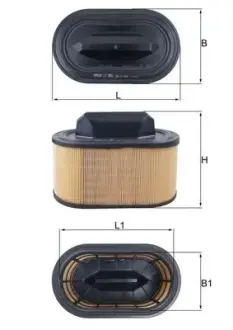 Повітряний фільтр MAHLE / KNECHT LX2966