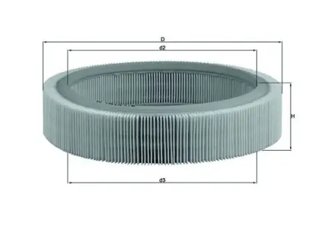 Повітряний фільтр MAHLE / KNECHT LX317