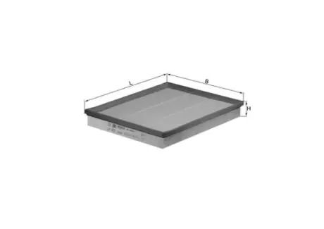 Повітряний фільтр MAHLE / KNECHT LX876 (фото 1)